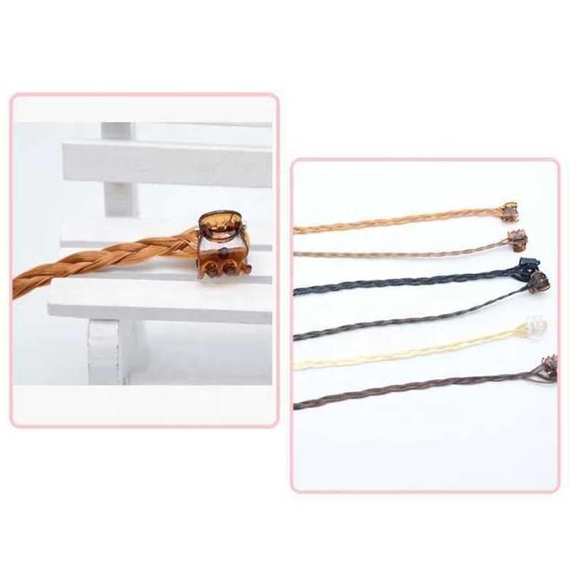 Multi color hair extension for baby kids & Girls 12 Pcs