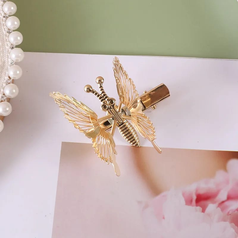 Butterfly Hair Claws, Metal Hair Clip pack of 6