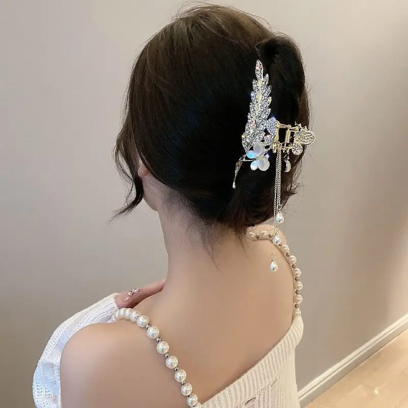 Butterfly Shape Hair Clips Heawear Ponytail Claw