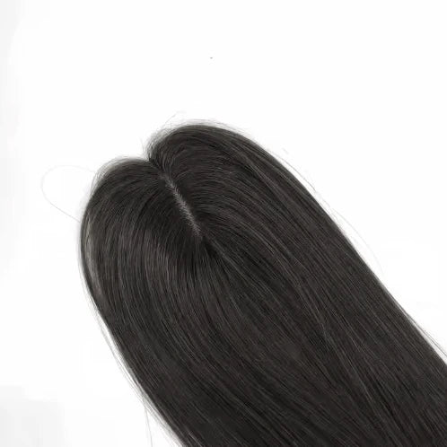 Clip-in Scalp Topper Black & Brown