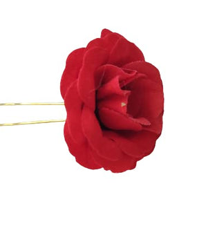 Women Flowers Hair Barrettes Rose Hair Accessories for Wedding Party Hairstyles Hair Rose Clip for Women (Set of 2)