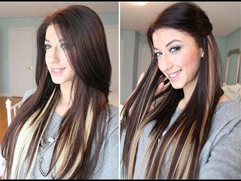Multi color hair extension for baby kids & Girls 12 Pcs