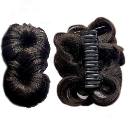 Clutcher Hair Juda Bun Brown