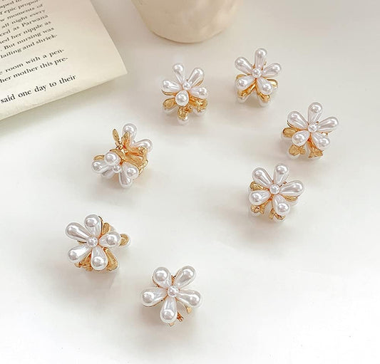 Mini Flower Hair Clips for Girls Women Small Flower Hair Claw Colorful Hair Barrettes Cute Hair Pins Sweet Hair Clamps Flower Hair Accessories...