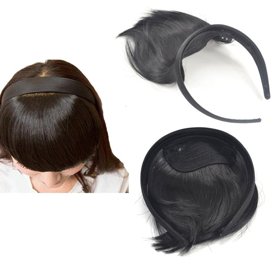 Hair Bangs Headband Black