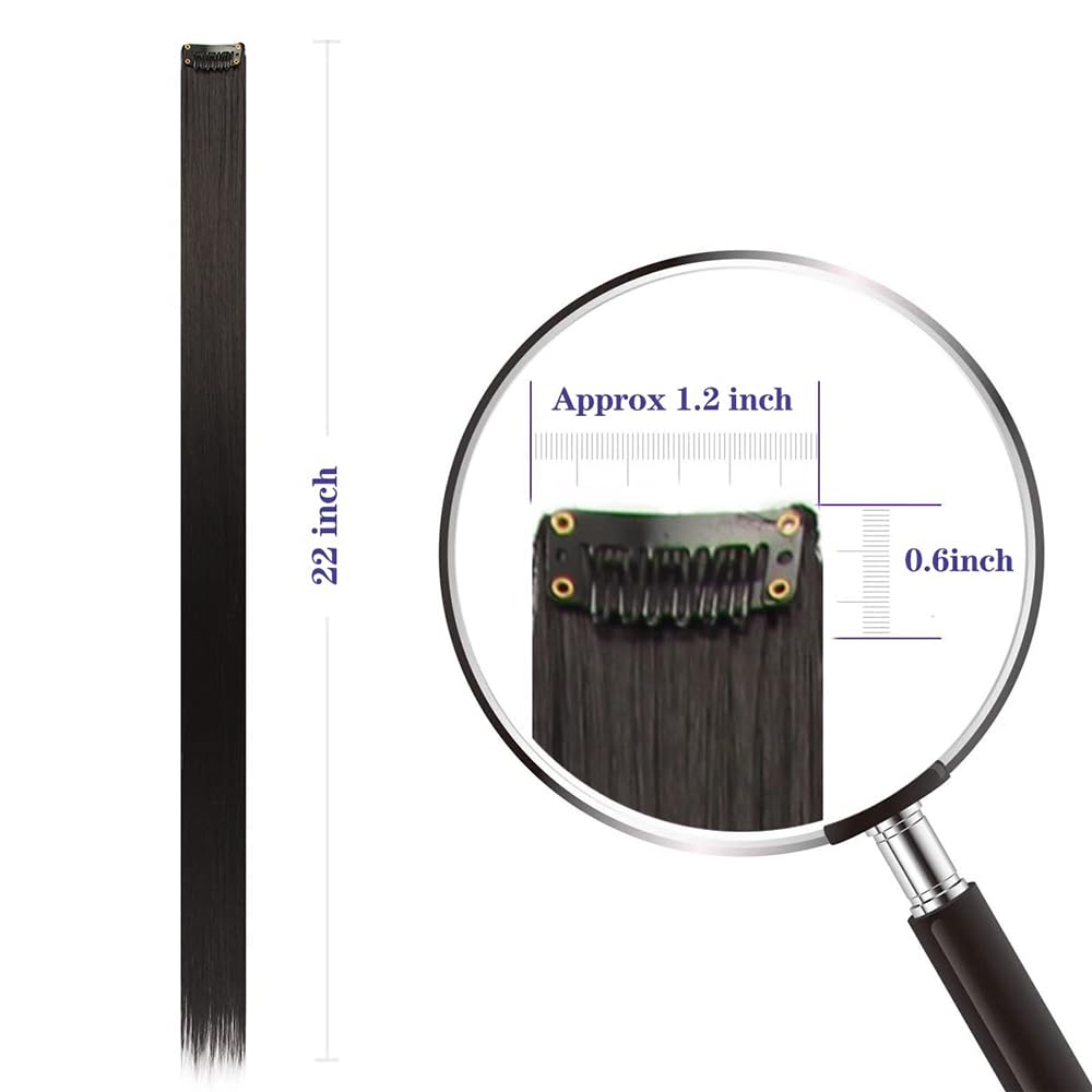Hair Streak Brown 4pcs