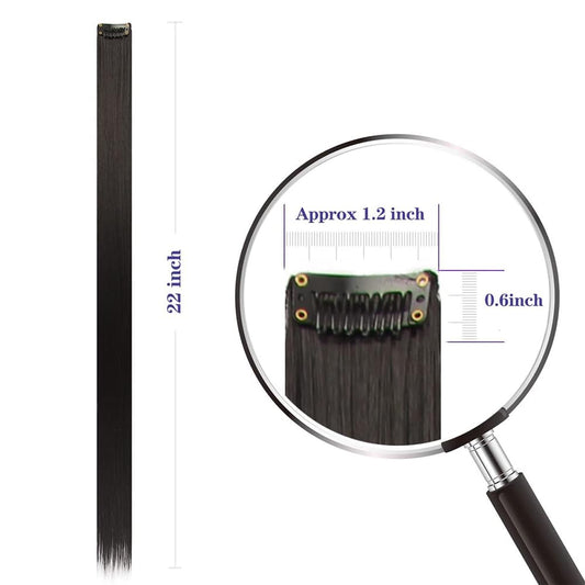 Hair Streak Brown 4pcs