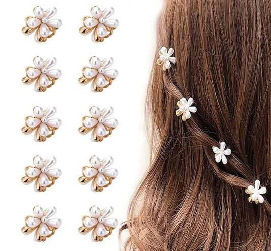 Mini Flower Hair Clips for Girls Women Small Flower Hair Claw Colorful Hair Barrettes Cute Hair Pins Sweet Hair Clamps Flower Hair Accessories...
