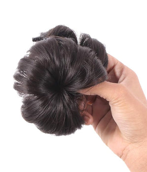 Hair Juda Clutch For Marriage & Functions Artificial Hair Bun Juda Synthetic Hair Ponytail Extension Hairstyling and Accessory For Girls & Women  Brown Color