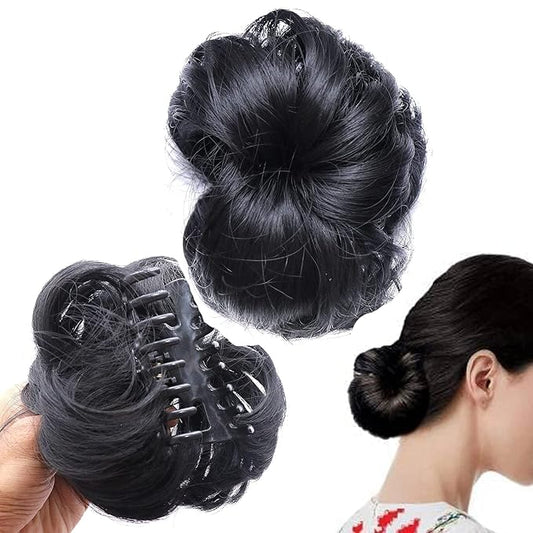 Clutcher Hair Juda Bun Black