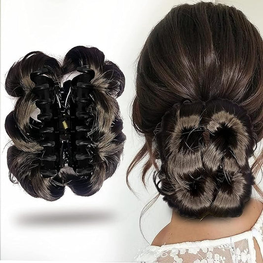 Clutcher Hair Juda Bun Brown