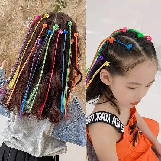 Multi Color Hair Streaks for Children 24 pcs