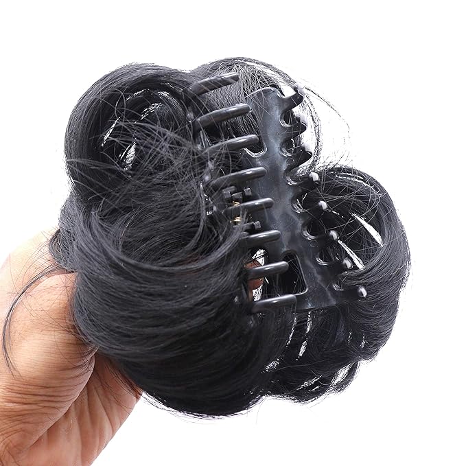 Clutcher Hair Juda Bun Black