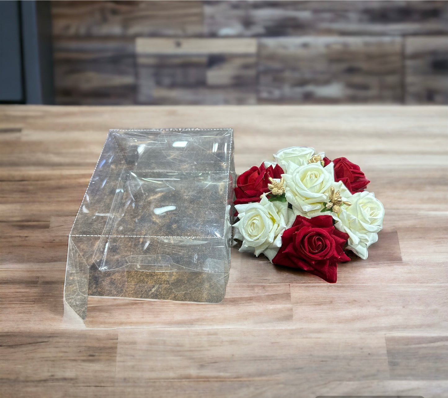 Artificial Rose Flower Juda Bun Handmade Floral Bun Decoration Wedding Bridal Traditional Accessories For Women & Girls