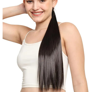 Tie-Up Ponytail Extensions Brown/Brown