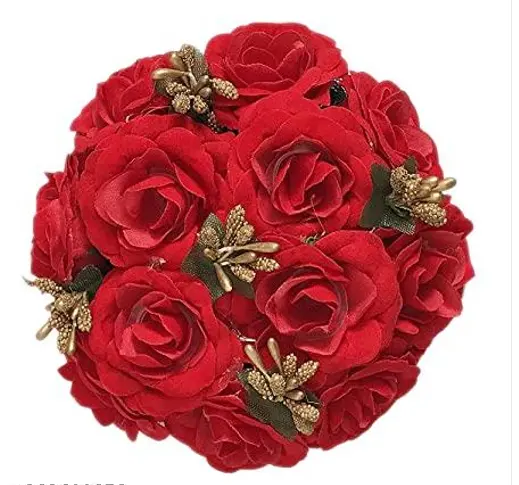 Artificial Flower Juda, Bridal Gajra/Bun Hair Accessories, For Women & Girls, Pack of 1
