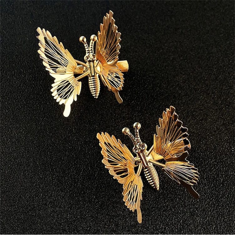 Butterfly Hair Claws, Metal Hair Clip pack of 6
