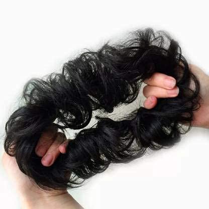 Bun Piece Hair Extension Color Black/Brown