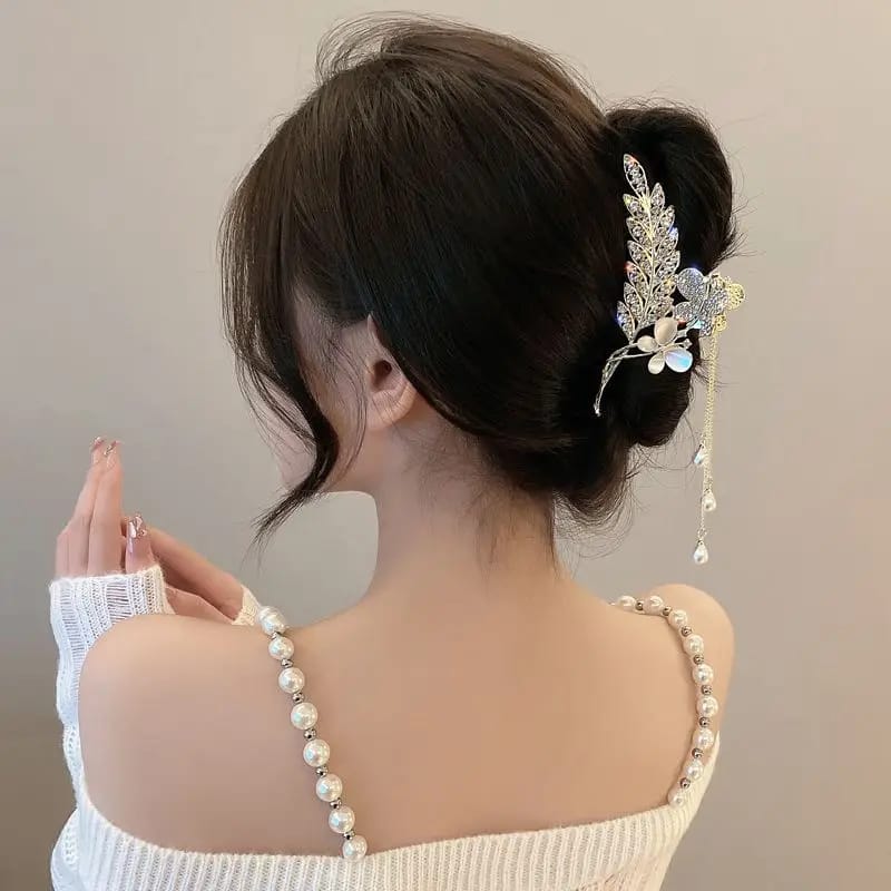 Butterfly Shape Hair Clips Heawear Ponytail Claw