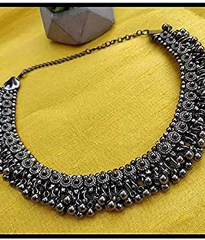 Banjara Afghani Ghungroo Choker Necklace