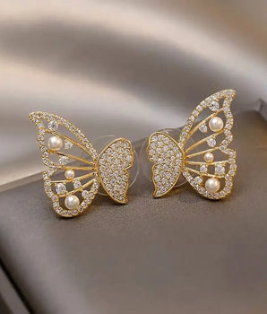 Butterfly Shape Design Colorful Earrings