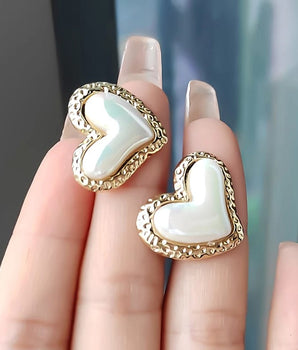 3D Heart Shape Earrings